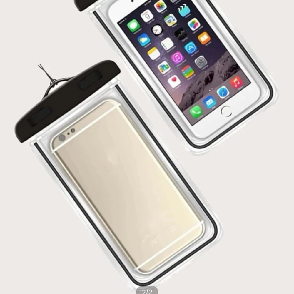NWT clear phone waterproof phone bag